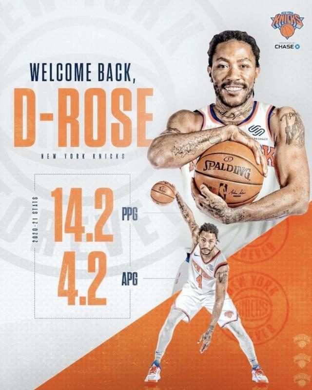 hth sports-罗斯已与尼克斯汇合：为纽约拼尽全力 感谢锡伯杜